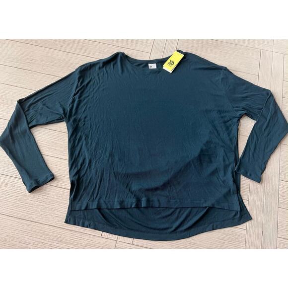 All in Motion womens athletic‎ ribbed, moisture wicking quick dry top. Teal. NWT - Picture 1 of 9